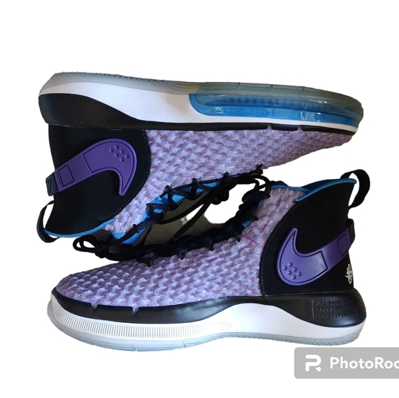 NIKE AlphaDunk EP Voltage Purple 2019 NIB Sz.8.5 BQ5401 900 MSRP $180 - Picture 3 of 7